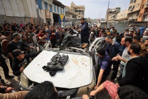 Serangan Mematikan! Mobil Polisi Gaza Dibom Israel, 4 Tewas Termasuk Anak